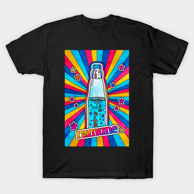 Ramune Japanese Soda T-Shirt by Kelly Louise Art